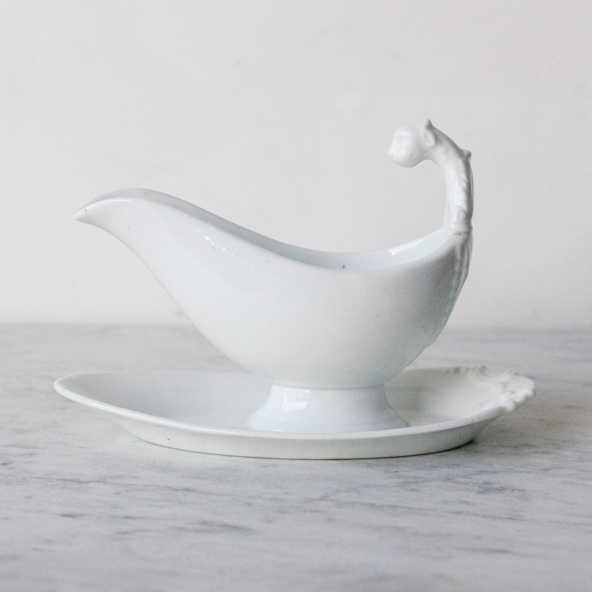 Vintage Porcelain Gravy Boat - elsie green - The French Kitchen