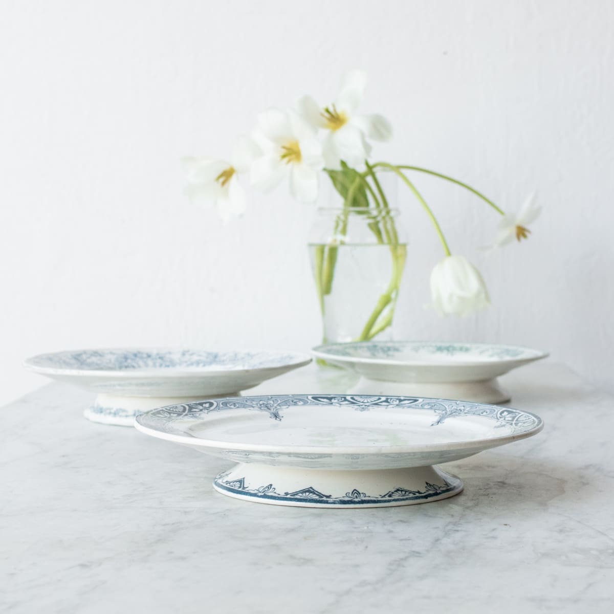 Vintage Transferware Cake Plate - elsie green - The French Kitchen