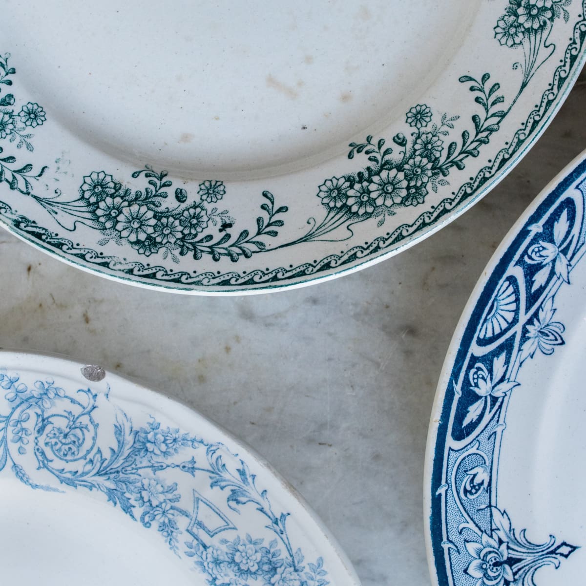 Vintage Transferware Cake Plate - elsie green - The French Kitchen