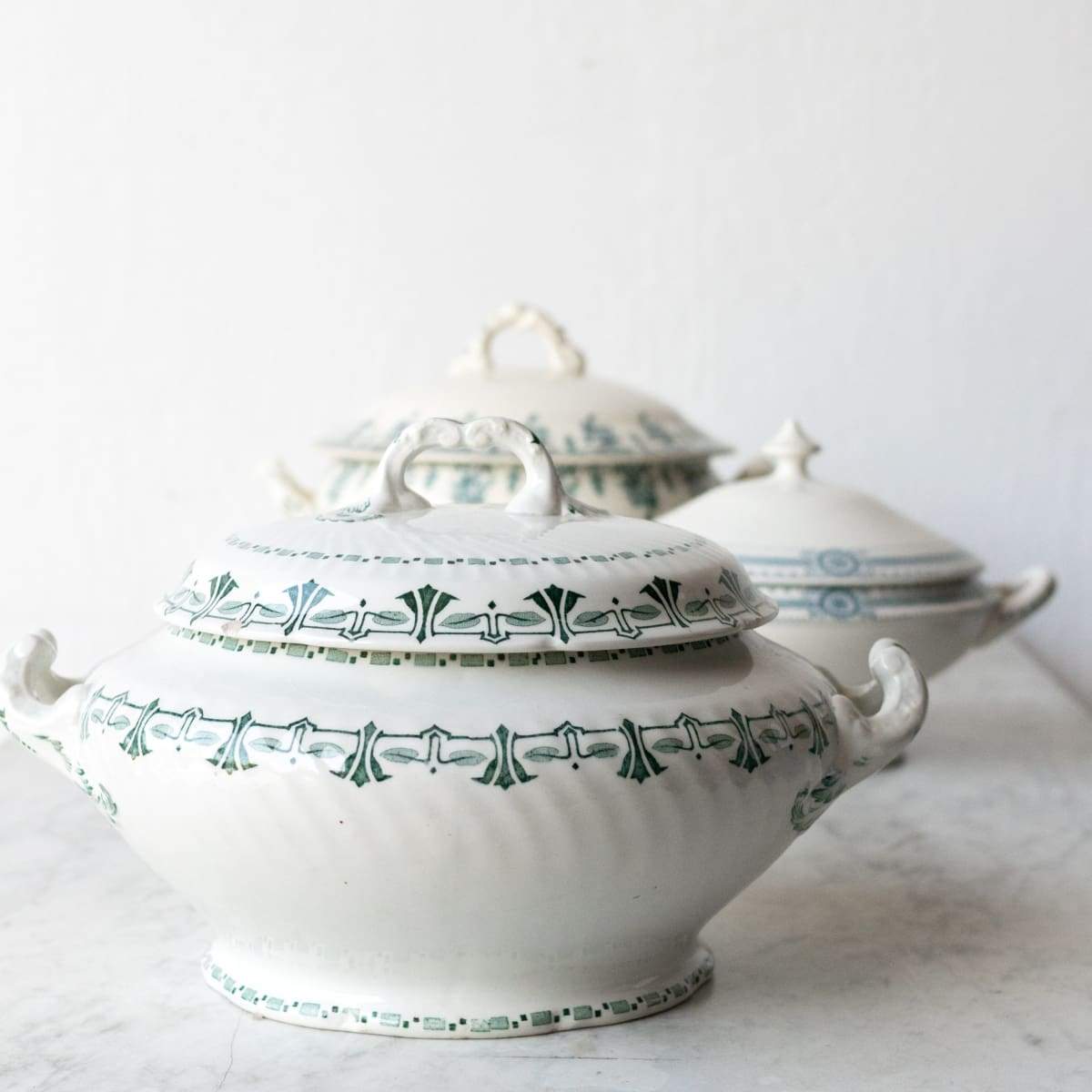 Vintage Transferware Tureen - elsie green - The French Kitchen