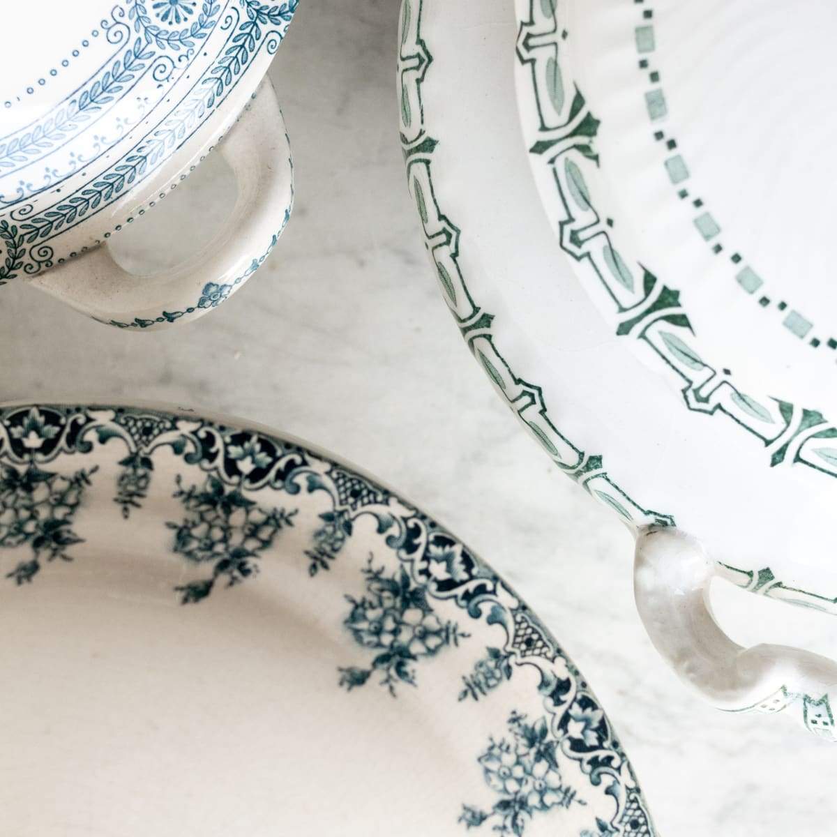 Vintage Transferware Tureen - elsie green - The French Kitchen