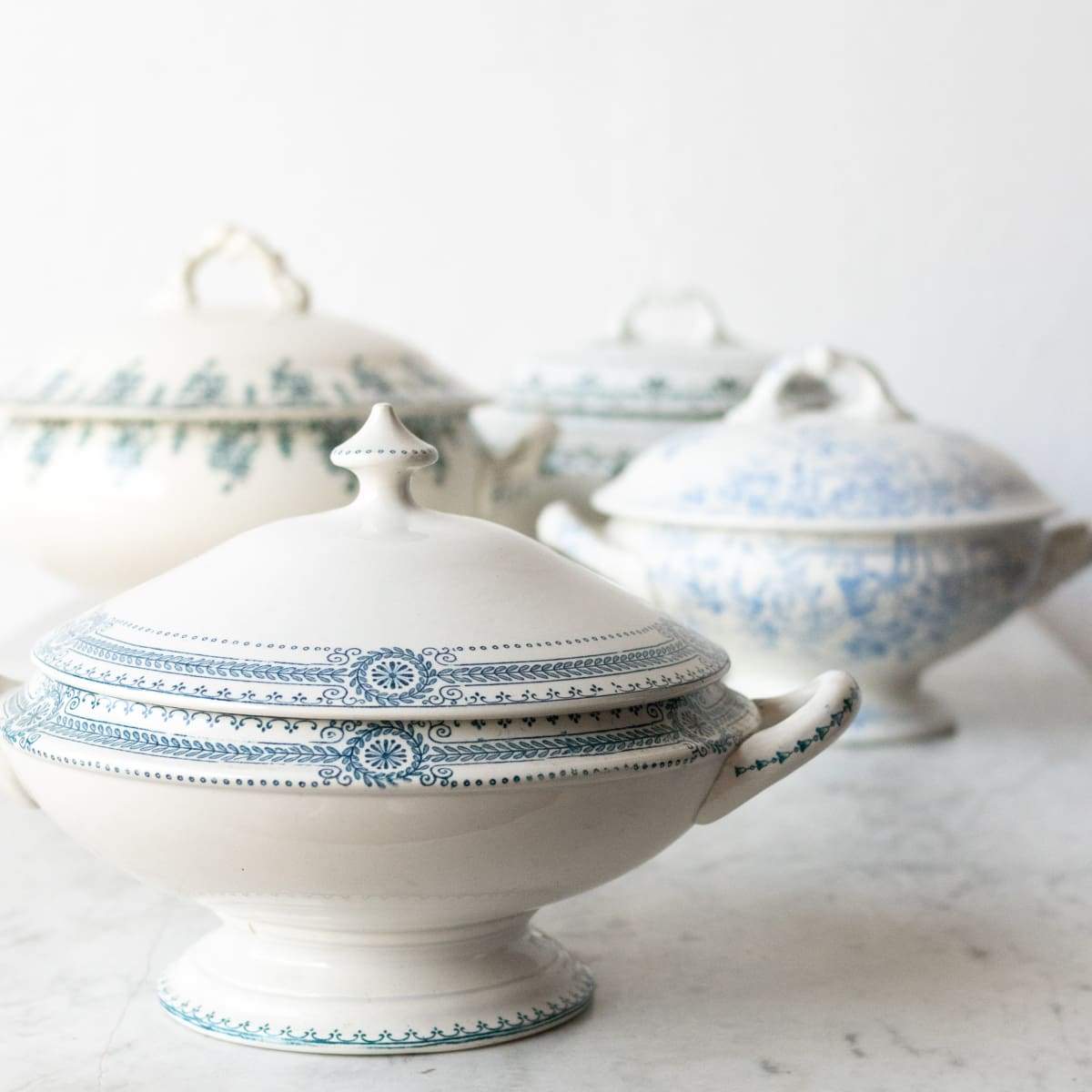 Vintage Transferware Tureen - elsie green - The French Kitchen