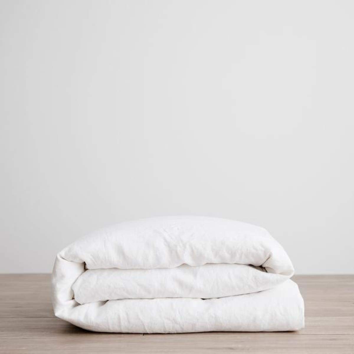 Washed Linen Duvet - elsie green - Textiles